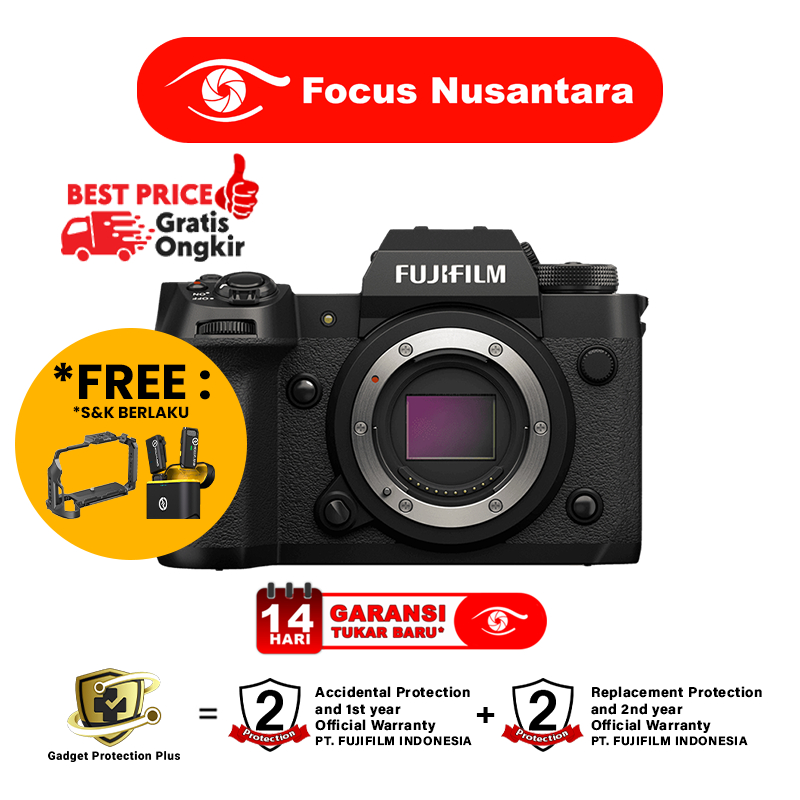 Jual FUJIFILM X-H2 Fuji XH2 Body Only Kamera Mirrorless Garansi Resmi ...