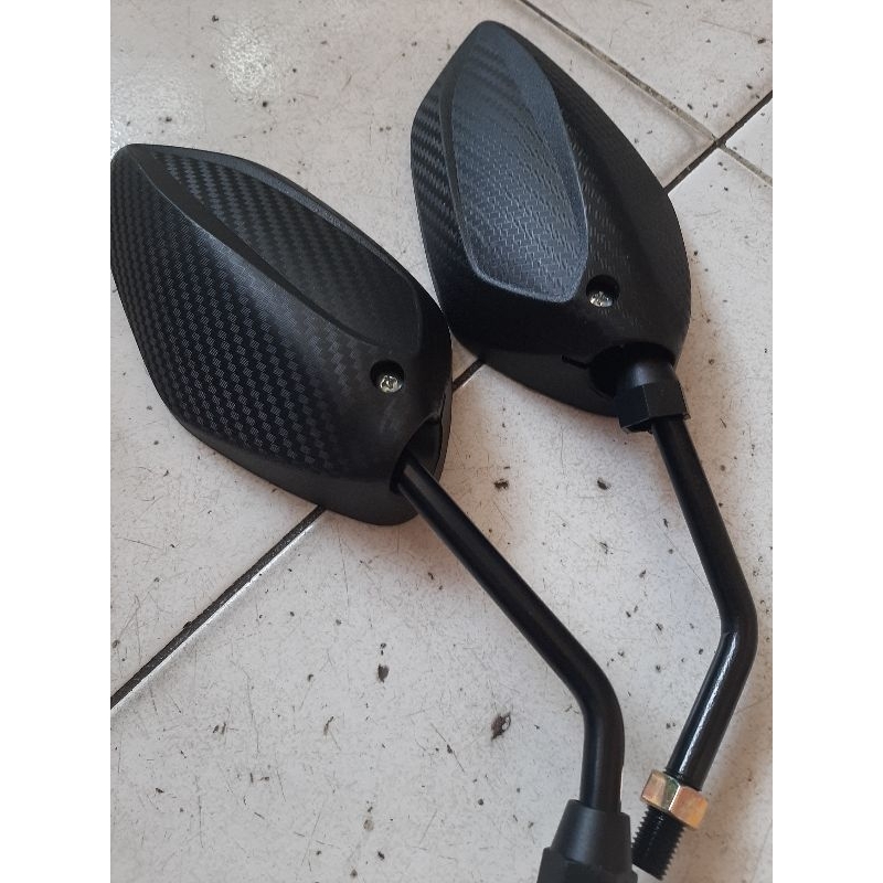 Jual Spion Set All New Honda Beat Karbon Kaca Putih Datar | Shopee