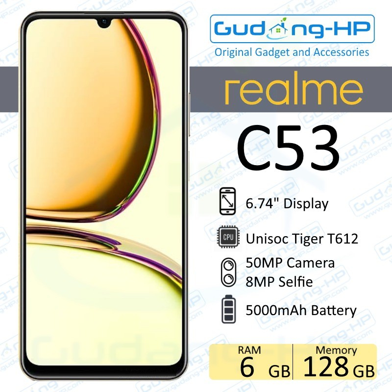 Jual Realme C53 6/128 GB Garansi Resmi | Shopee Indonesia