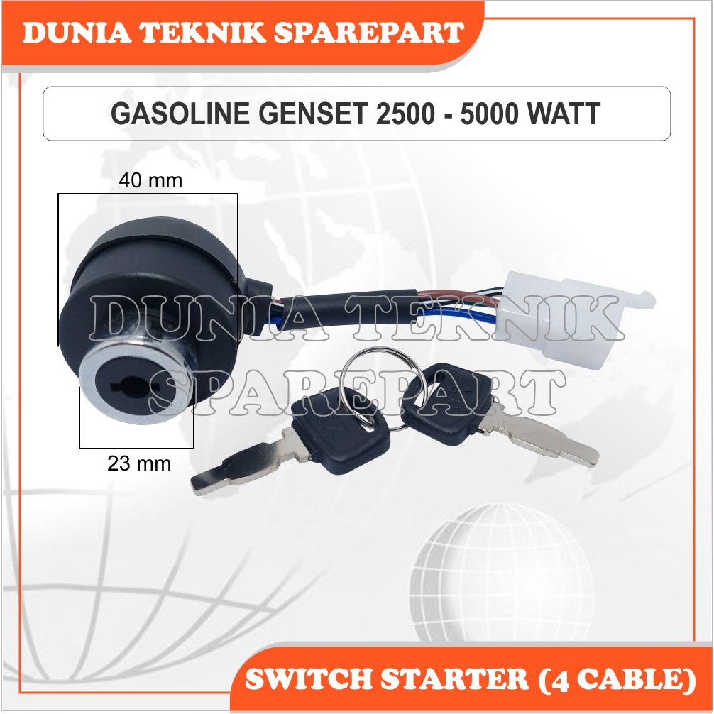 Jual Kunci Kontak Kabel Switch Starter Genset Bensin Watt Shopee Indonesia