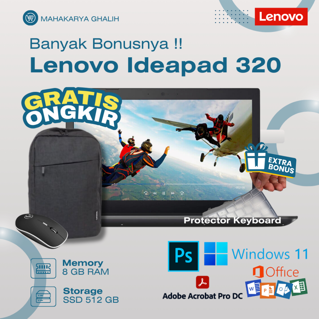 Jual LAPTOP LENOVO IDEAPAD CORE I3 6006U RAM 8GB SSD ANTI LEMOT BANYAK ...