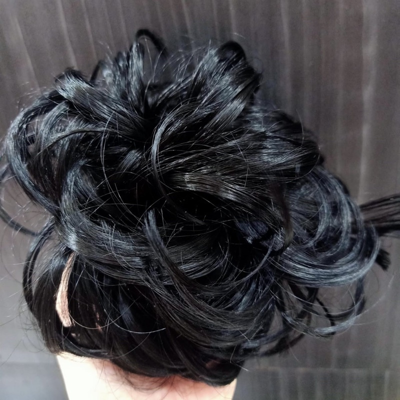Jual Sanggul Bulat Bun Cepol Bulat Modern Hairdo Kebaya Aksesoris