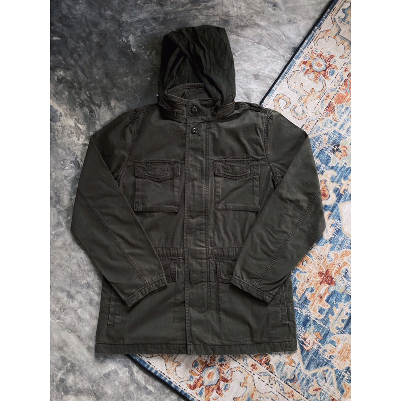 Jual G*P PARKA JACKET HIDDEN HOOD Shopee Indonesia