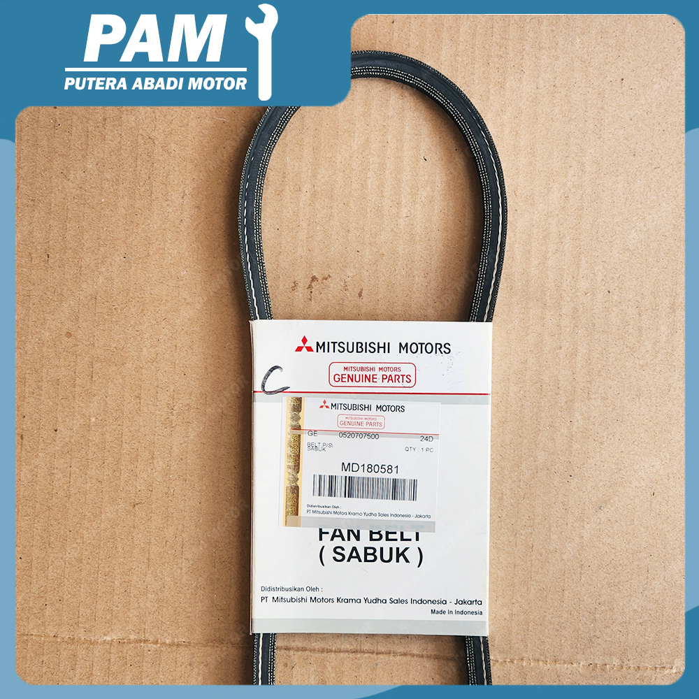 Jual VAN BELT POWER STEERING L300 DIESEL MD180581 SABUK POWER L300D ORI