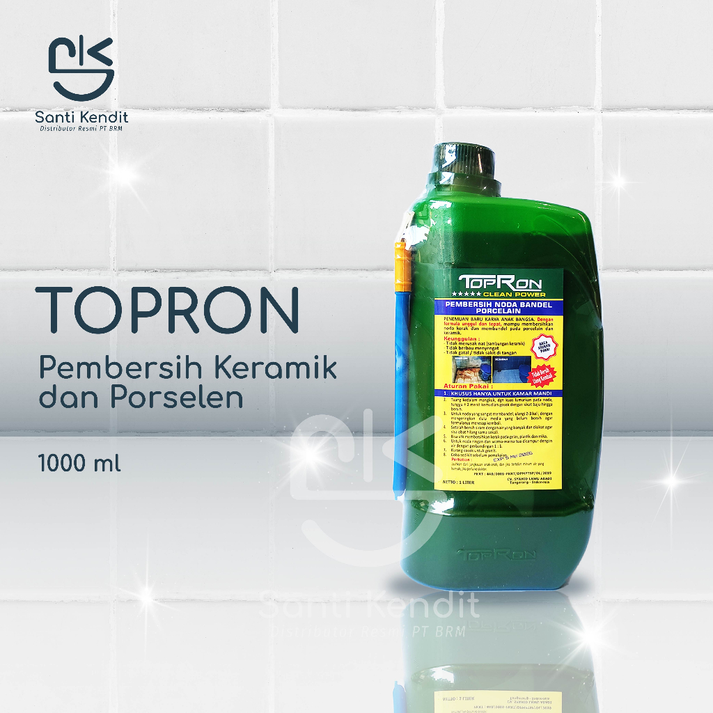 Jual Topron Pembersih Kamar Mandi Pembersih Kerak Toilet Pembersih Keramik Porselen Gojek