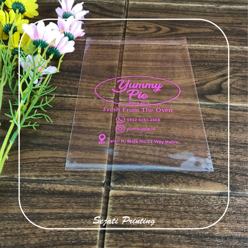 Jual Plastik Sablon Custom Snack Opp Roti Murah Free Desain Ukuran ...