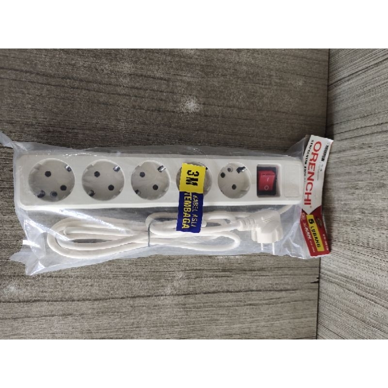 Jual KABEL OLOR ORENCHI 5 LUBANG 3 METER / 5 METER | Shopee Indonesia