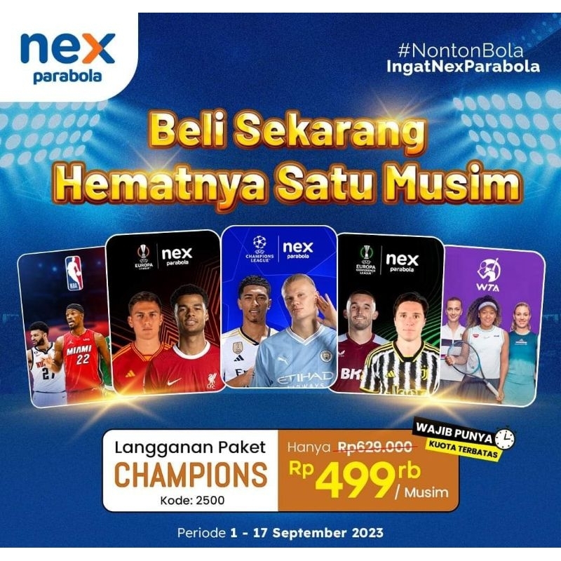 Jual PAKET LIGA CHAMPION NEXPARABOLA | Shopee Indonesia