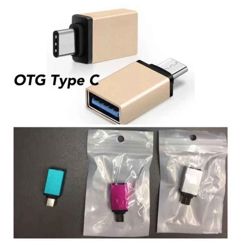 Jual OTG Type C Full besi OTG Type C/MICRO USB sambungan USB ke ...