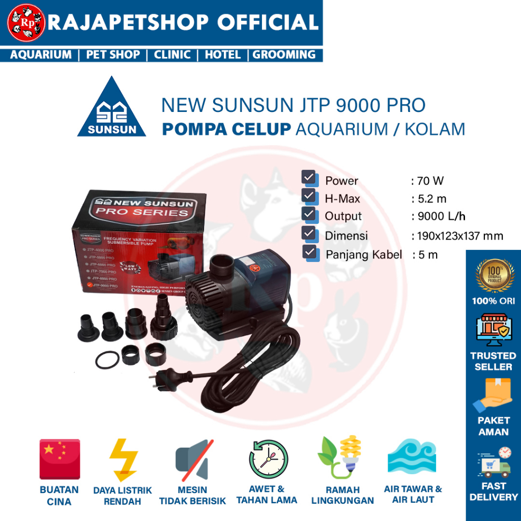 Jual New Sunsun Jtp Pro Submersible Water Pump Pompa Kolam