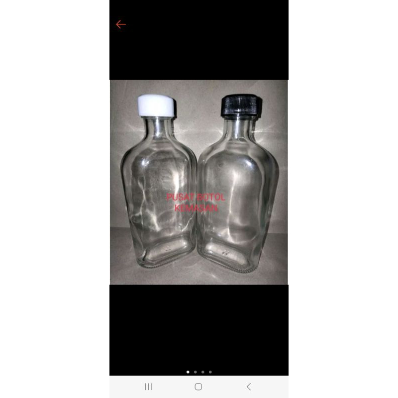 Jual Botol Kaca Bening Gepeng 250mlbotol Madubotol Kopibotol Jus Tanpa Tutup Shopee Indonesia 2910