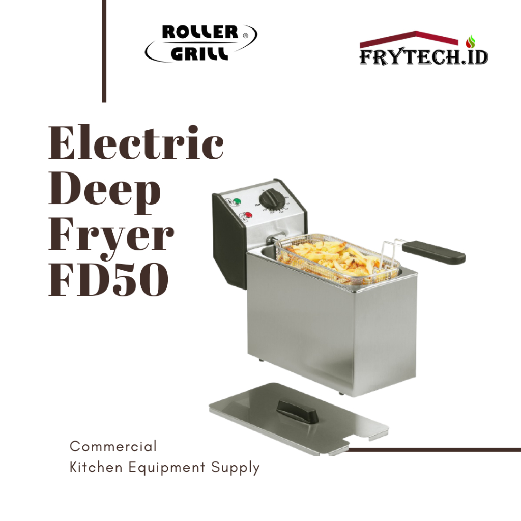 Jual Mesin Electric Deep Fryer ROLLER GRILL FD 50 Fryer 5 Liter