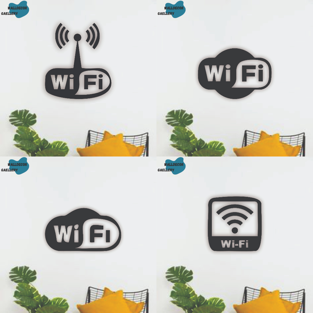 Jual Stiker dinding dan kaca tulisan WIFI, cutting termurah | Shopee ...