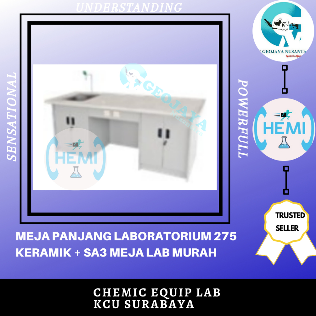 Jual MEJA PANJANG LABORATORIUM 275 KERAMIK + SA3 MEJA LAB MURAH ...
