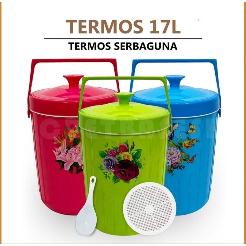 Jual Rice Bucket 17 Liter Kimplast/Termos Nasi Termos Es dan Nasi Viral ...