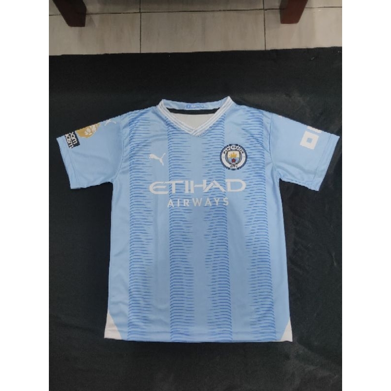 Jual Jersey Man City 2023 2024 Home Full Printing Custom Shopee Indonesia