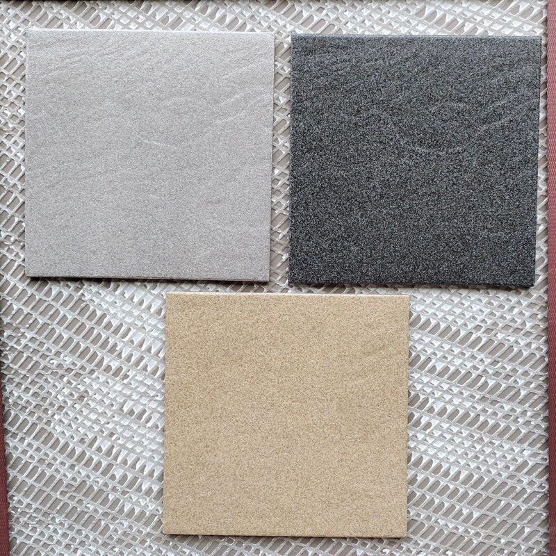 Jual keramik lantai kasar 20x20 hitam/ keramik hitam kasar/ keramik