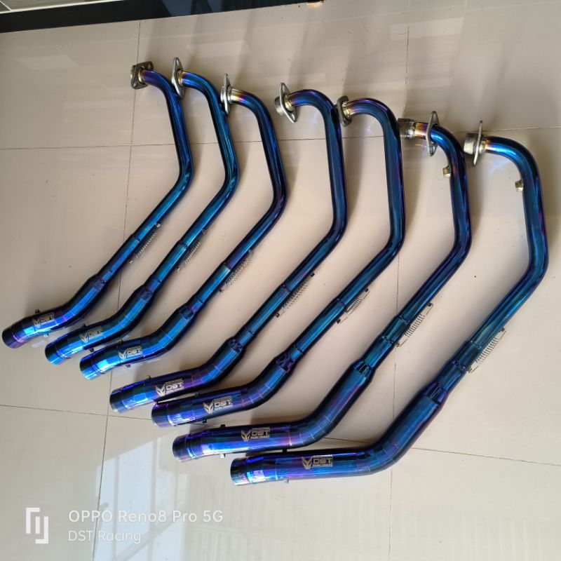 Jual Header original DST Racing blue moon PNP R15 cbr150 Vixion fu GSX ...