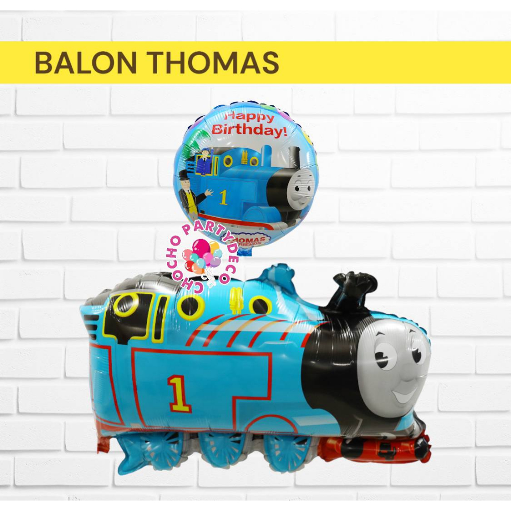 Jual Balon THOMAS / Balon Foil Thomas Train Kereta Api | Shopee Indonesia