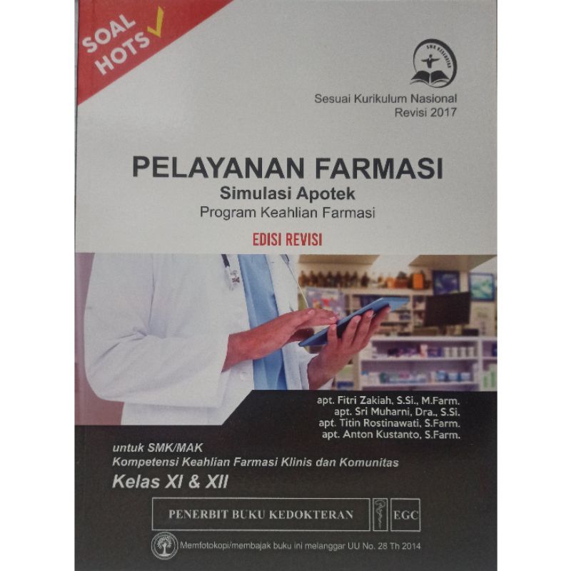 Jual Pelayanan Farmasi Simulasi Apotek Kelas XI & XII | Shopee Indonesia