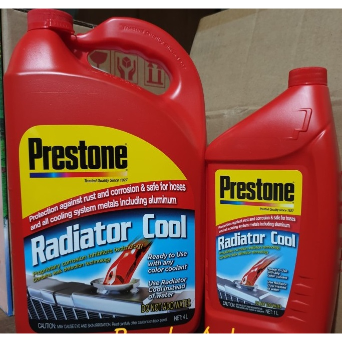 Jual Air Pendingin Radiator Coolant Galon 4 Liter merk Prestone (PROMO ...