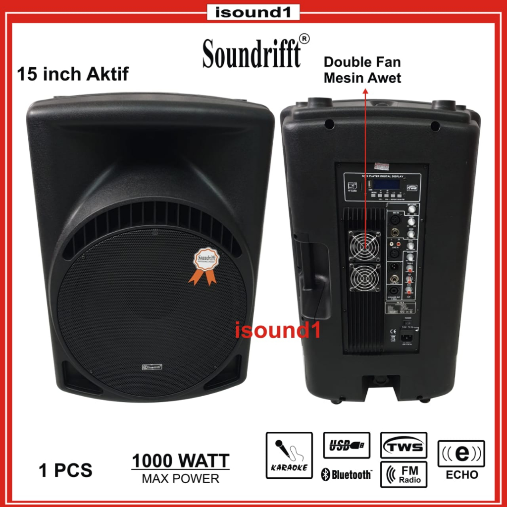 1000 Watt Speaker 15 Inch SPEAKER AKTIF 15 INCH ACLON