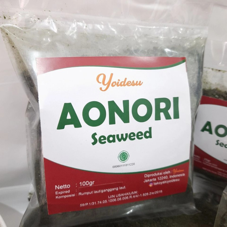 Jual Aonori 50 Gram / Nori Bubuk / Seaweed / Ao nori Rumput Laut