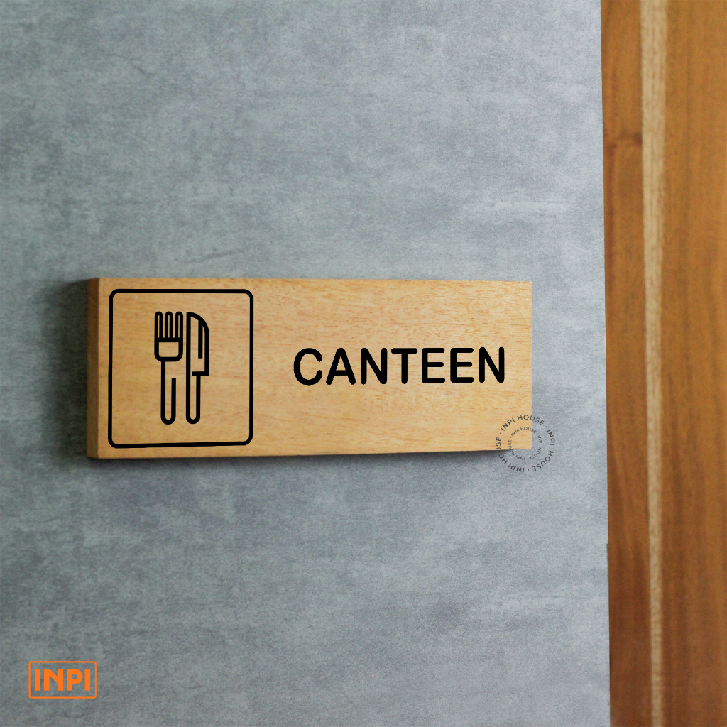 Jual canteen sign system - wall sign - papan tanda area kantin ...