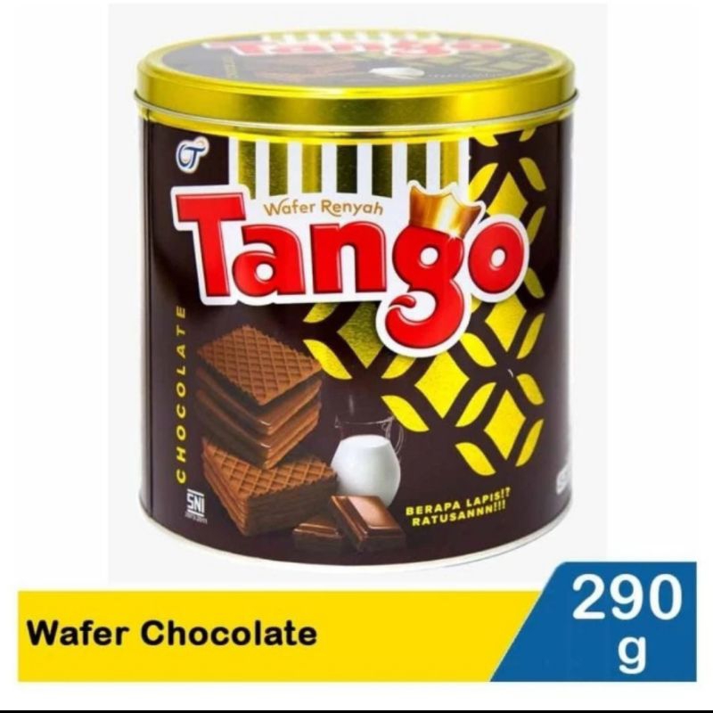 Jual Tango Wafer Chocolate Kaleng 290 Gram Shopee Indonesia