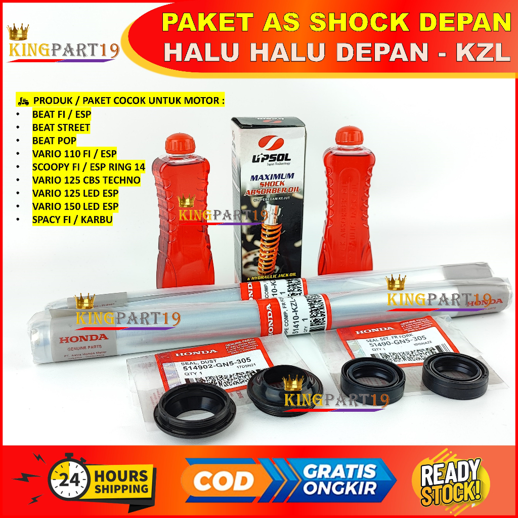 Jual PAKET AS SHOCK DEPAN Beat Fi Scoopy Fi Vario 110 Fi VARIO 125 FI ...