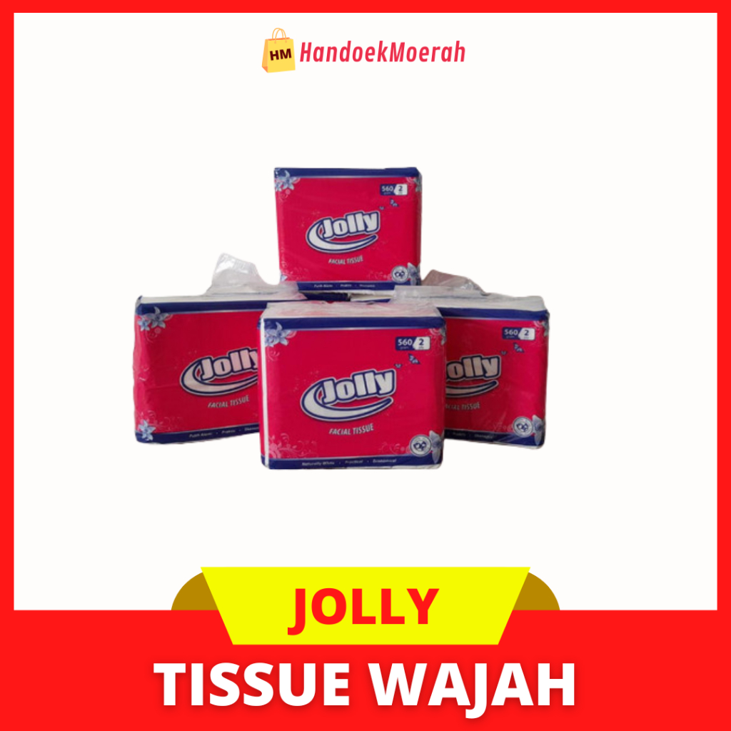 Jual Tissue JOLLY Kiloan Facial 560 Sheet 2 Ply / Tisu Wajah Murah