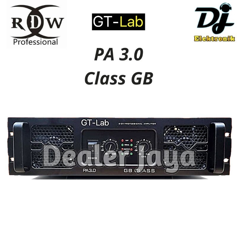 Jual Power Amplifier GT Lab RDW PA 3.0 / PA3.0 - 2 channel | Shopee