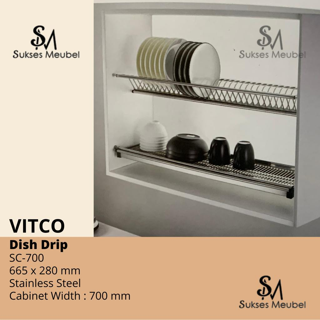 Jual SC700 VITCO / DISH DRIP VITCO / RAK PIRING GANTUNG VITCO Shopee