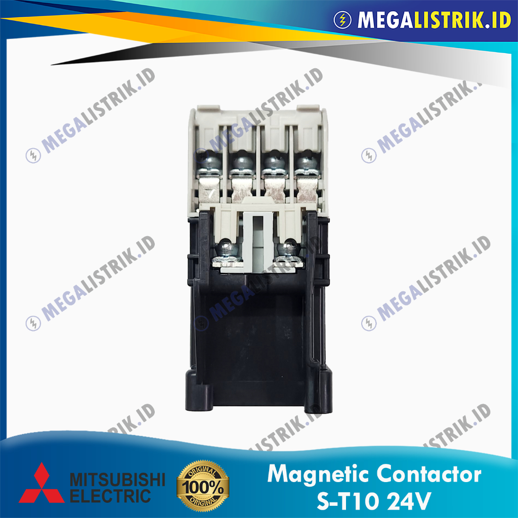 Jual MITSUBISHI KONTAKTOR S-T10 24V AC / MAGNETIC CONTACTOR S-T 10 ...