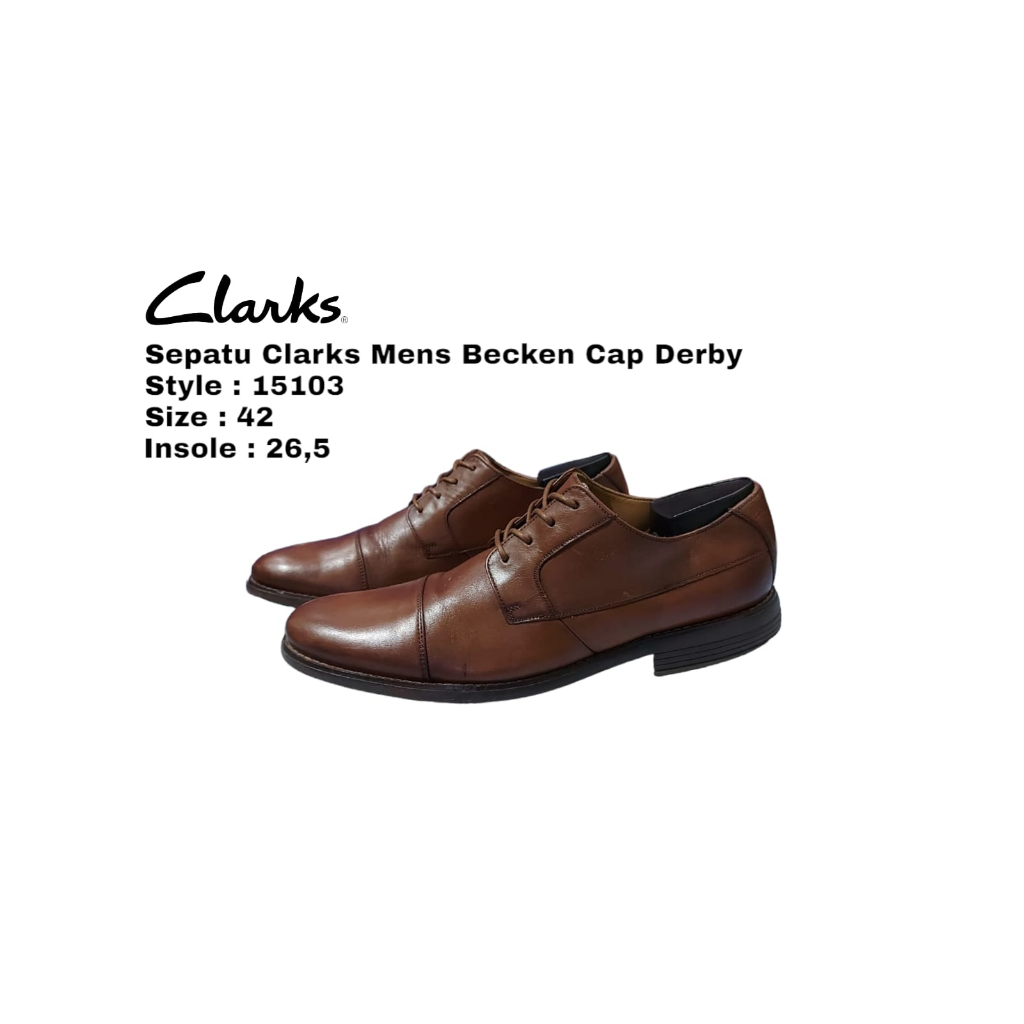 Sepatu Clark Tilden Cap Clarks Tilden Clarks Shoes Formal Clarks