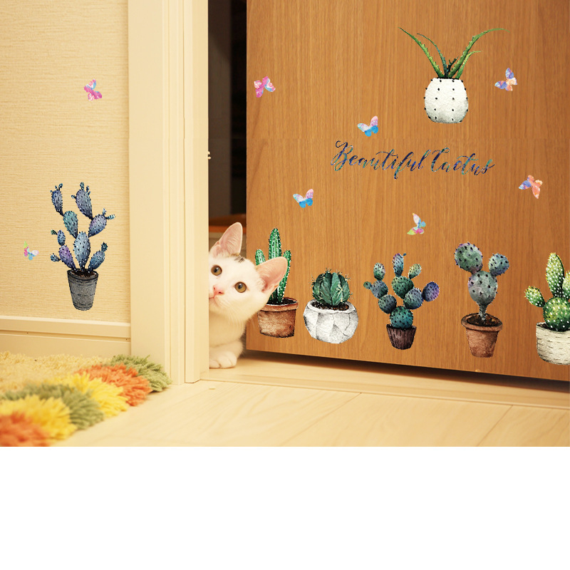Jual WALL STICKER STIKER SETIKER WALLSTICKER DINDING GAMBAR MOTIF POT ...