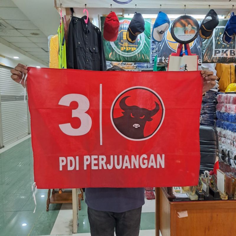 Jual Bendera Pdi Perjuangan Pdip Bendera Partai Shopee Indonesia