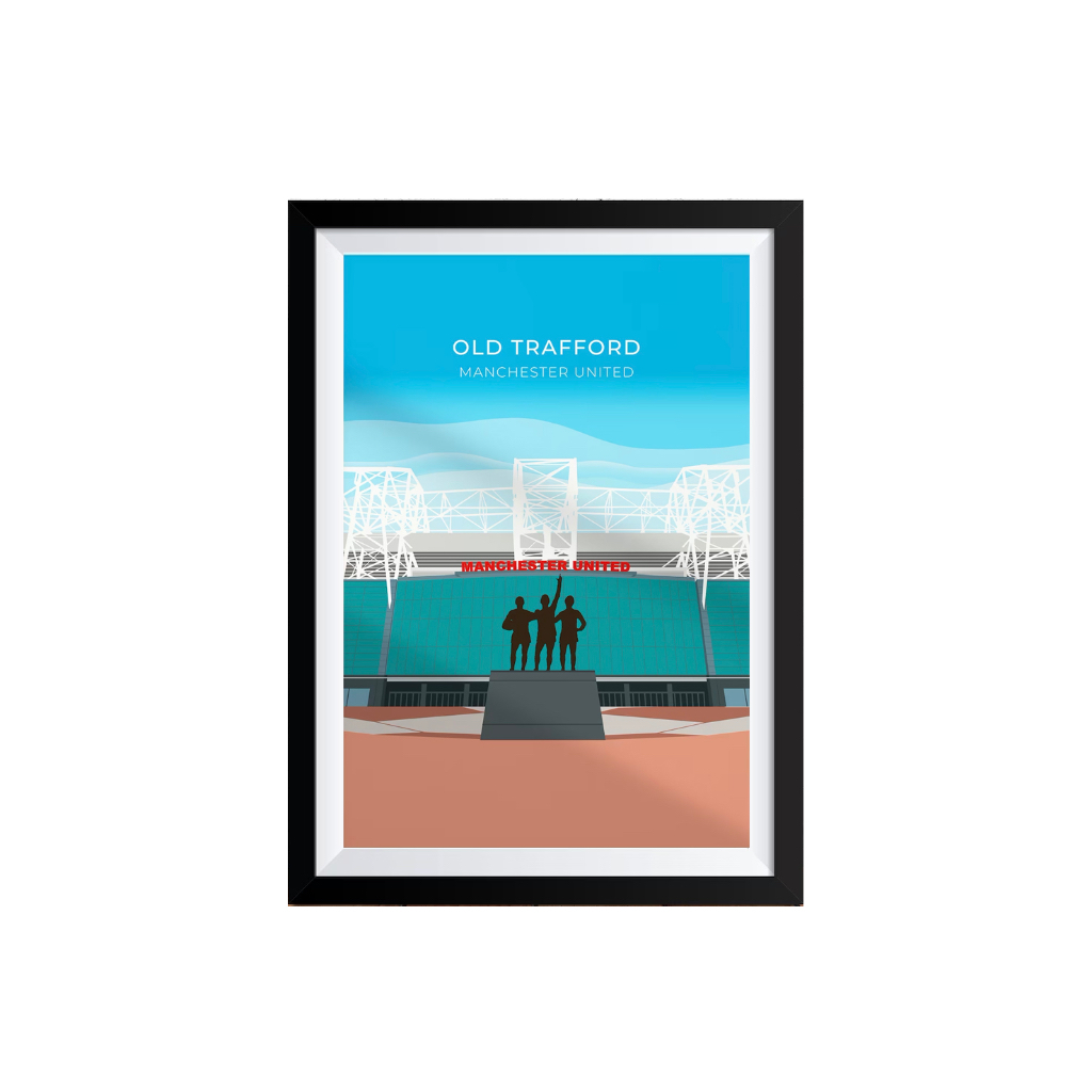 Jual [ OFFSIDE POSTERS ] Old Trafford Stadium Print Art - Hiasan ...
