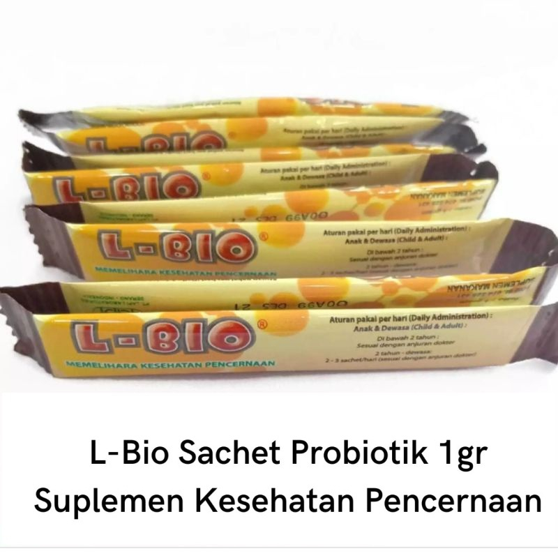 Jual L-Bio 10 Sachet Original / Probiotik / Obat Diare / Suplemen ...