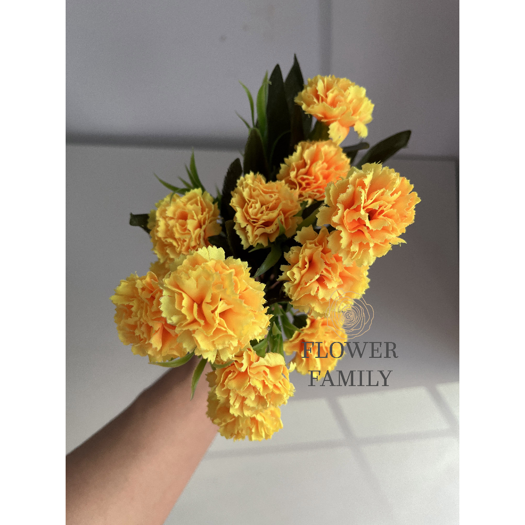 Jual Flower Family - [6 Cabang] Bunga Artificial Carnation / Bunga ...
