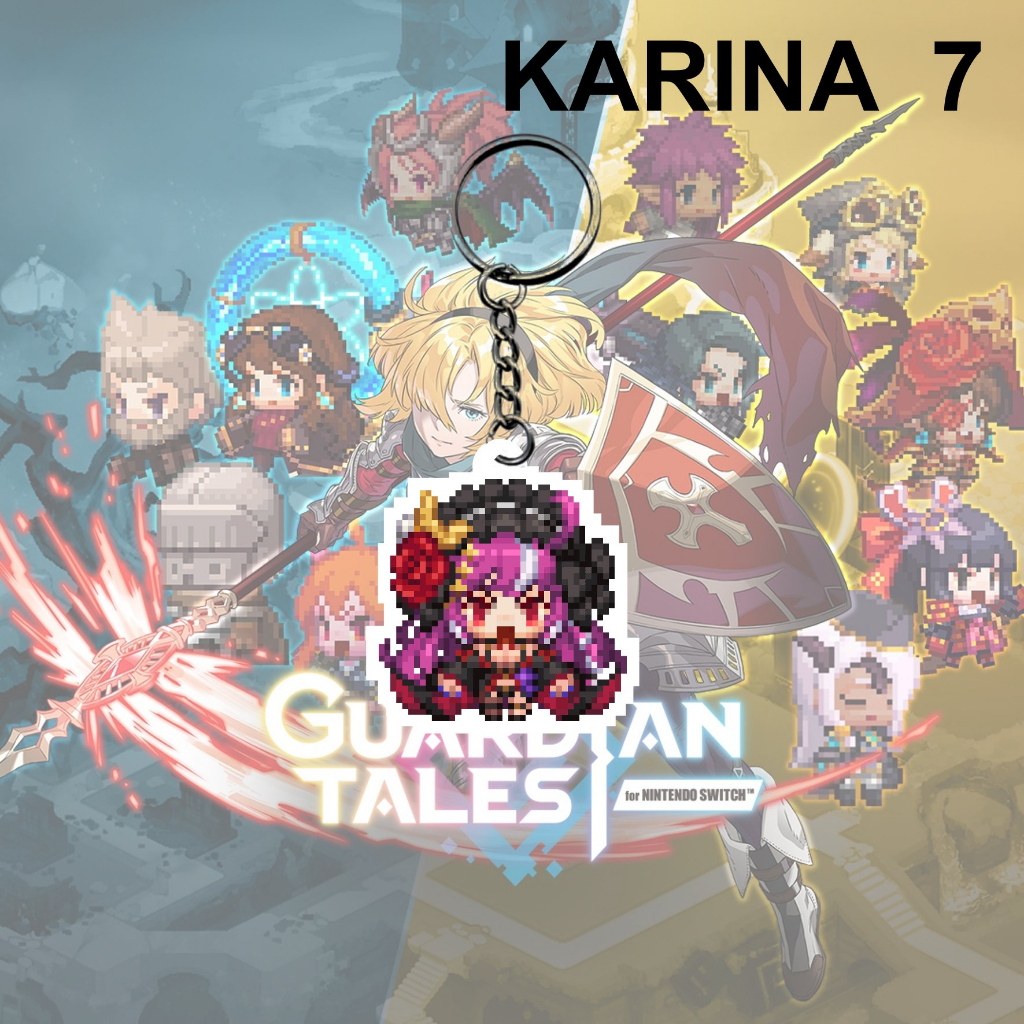 Jual KeyChain Guardian Tales Edisi KARINA dan Bisa Custom Satuan | Shopee  Indonesia