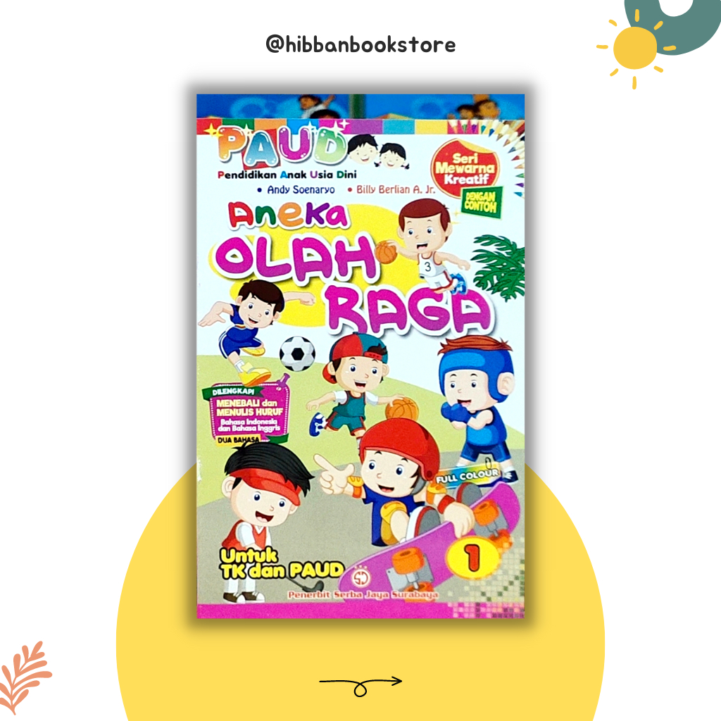 Jual Buku Anak Paud Kreatif Mewarnai Aneka Olahraga Jilid 1 Dilengkapi ...