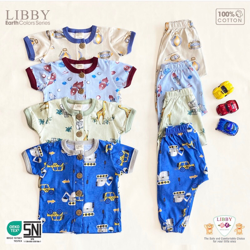 Jual babyfaiqbabyshop Libby Baby Rocco Set Boy Pendek - Celana Panjang ...