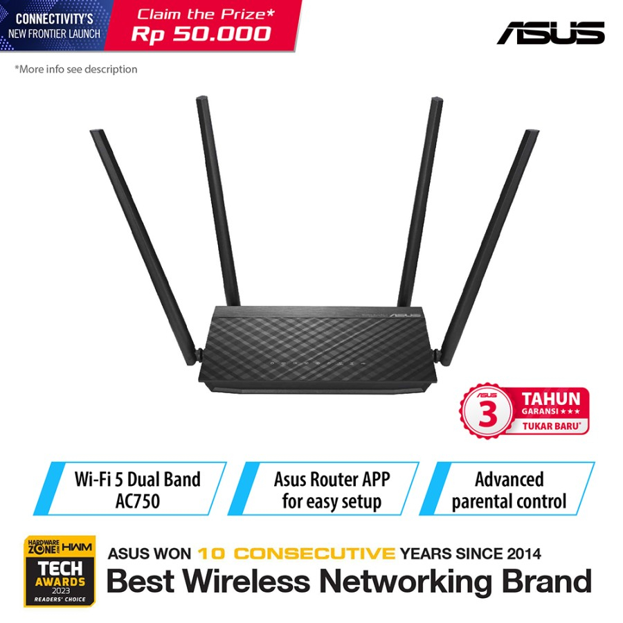 Jual ASUS RT-AC750L Dual Band AC750 WiFi Router | Shopee Indonesia
