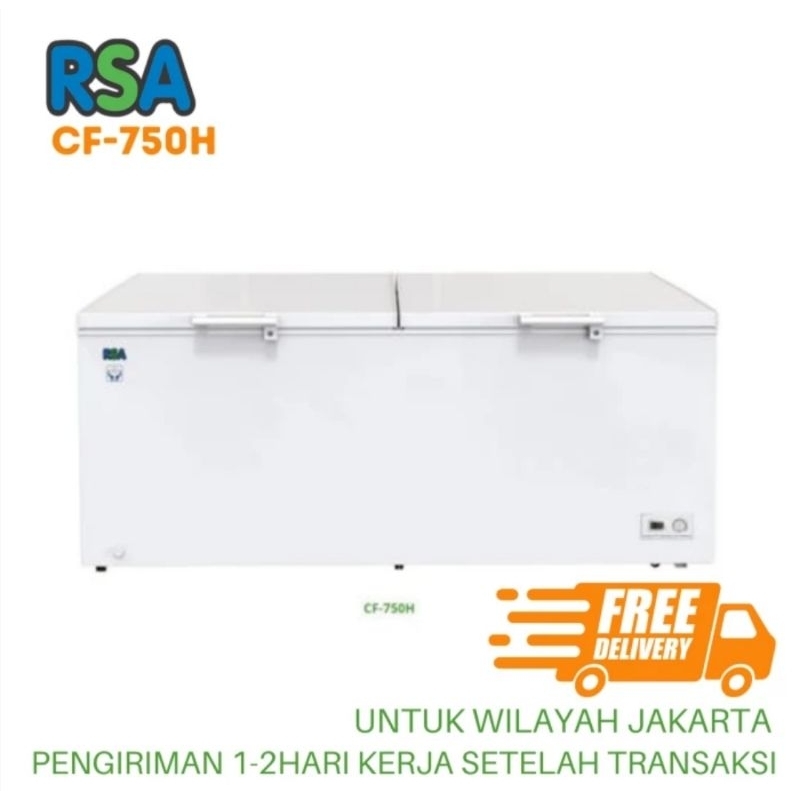 Jual Chest Freezer RSA CF-750 H / CF 750H / CF750 702 Liter | Shopee ...