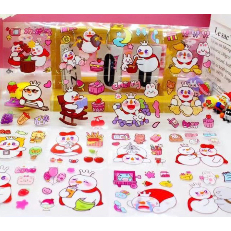 Jual Stiker Mixue 100 Lembar Ice Cream Sticker Murah Grosir Box Besar ...