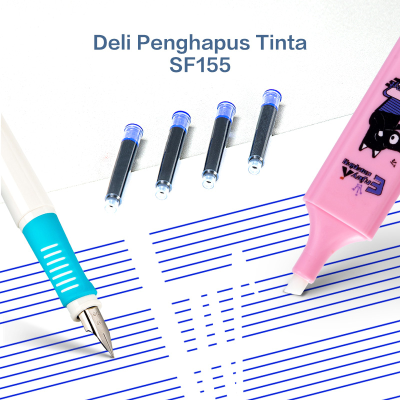 Jual Deli Jakarta / DeliSF155 Fountain Pen Ink Eraser / Deli Penghapus