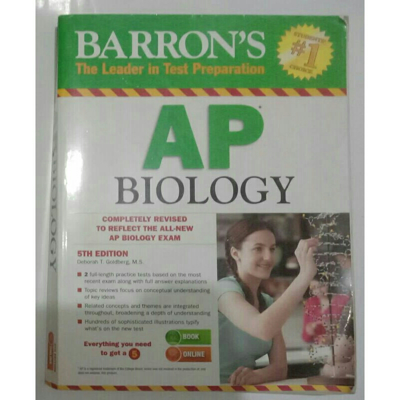 Jual AP BIOLOGY 5TH EDITION BY DEBORAH T. GOLDBERG, M.S. (ORIGINAL