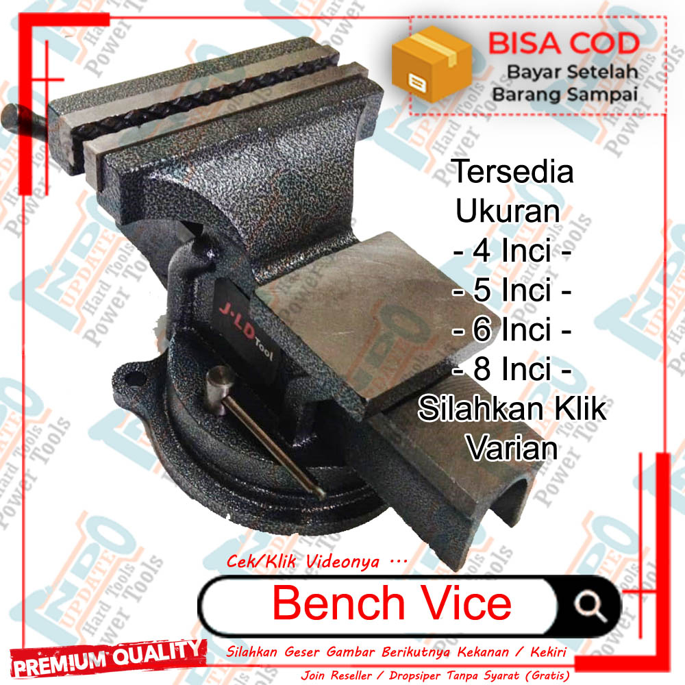 Jual Catok Paron Ragum Bench Vice Mm Tanggem Meja Putar Bais Besi