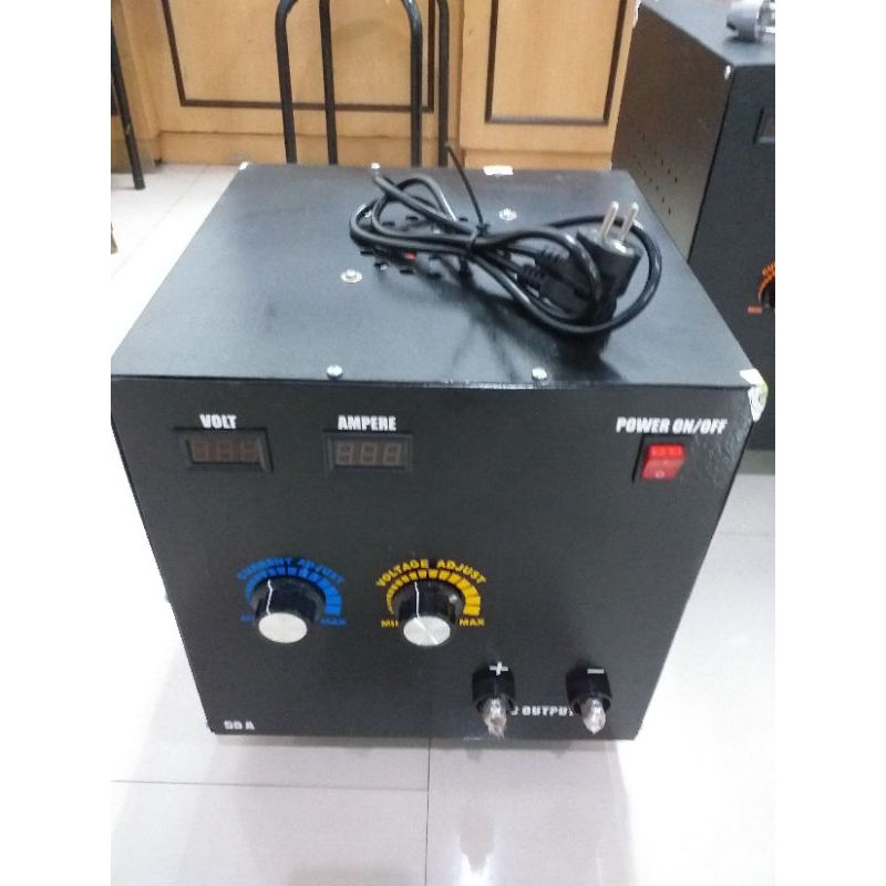 Jual Trafo/Rectifier electronik 100 ampere murni adjusable volt dan ...